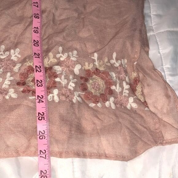 Lauren Conrad Kimono Cardigan With Floral Embroidery - Picture 12 of 12